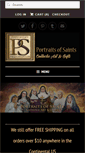 Mobile Screenshot of portraitsofsaints.com